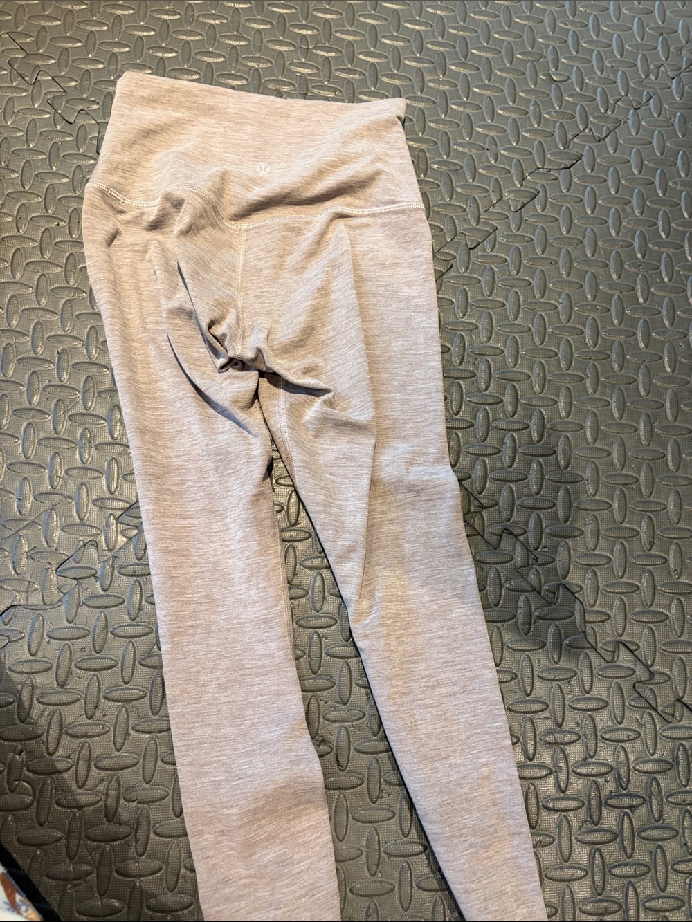 lululemon athletica Women's Heathered Light Gray High-Rise Leggings
